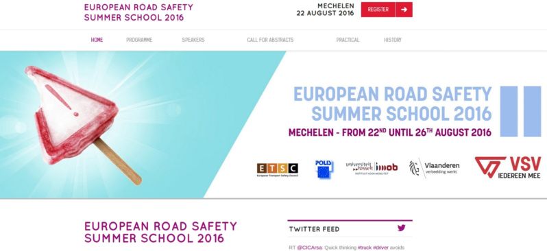 European Road Safety Summer School, Mechelen
